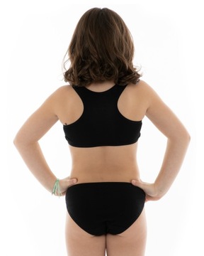 STANIK SPORTOWY BAWEŁNIANY GRUBE RAMIĄCZKA 128/134