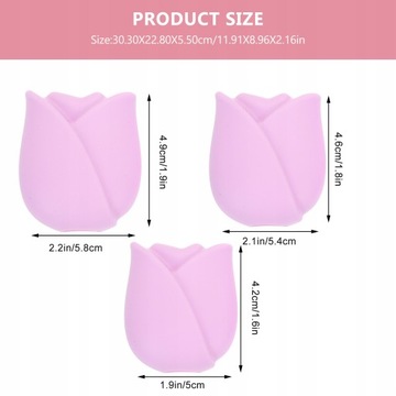 Защитный чехол для кистей для макияжа Силикон 3 шт.