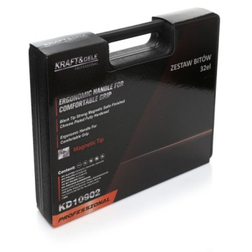 НАБОР ОТВЕРТОК И БИТ 32 ЭЛ. БИТЫ КЕЙС