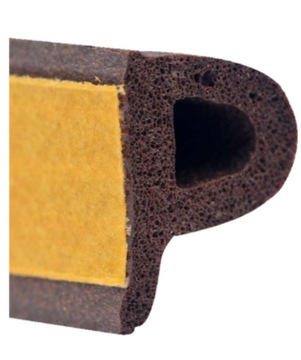 Прокладка окон, дверь, рулон, профиль P 100 м