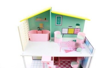 Stella Fashion кукольный домик, лестница, выдвижная терраса