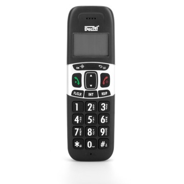 DARTEL LJ-1000 DECT беспроводной стационарный телефон для пожилых людей, черный