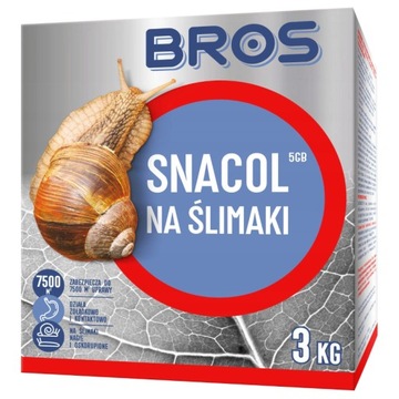 BROS SNACOL ZWALCZA ŚLIMAKI granulowany 3 kg