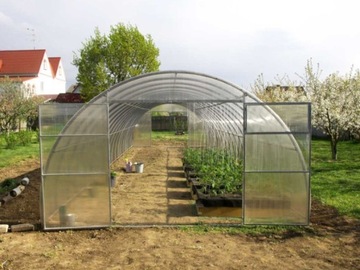 Теплица Зофия 4х8м из ПОЛИКАРБОНАТА 4мм п.40х20мм