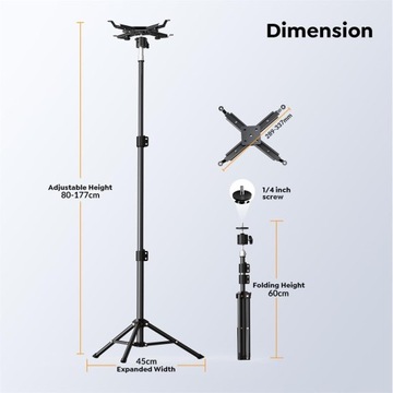 Подставка для проектора 177 см. Подставка VESA Yaber YH-170. Универсальный штатив VESA.