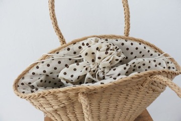 ПЛЕТЕНАЯ СОЛОМНАЯ СУМКА, БЕЖЕВАЯ КОРЗИНА С СУМКОЙ НА ПЛЕЧЕ