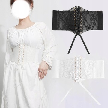 2 женских пояса с кружевной завязкой