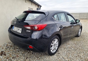 Mazda 3 III Sedan 1.5 SKYACTIV-G 100KM 2014 Mazda 3 SLICZNA 1.5 Benzyna BOGATA WERSJA Oryginal WYJATKOWA Zadbana 2015r, zdjęcie 3