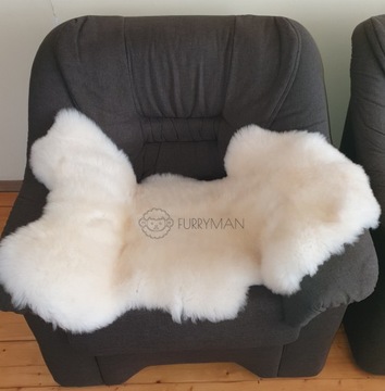 Натуральная белая овчина - Англичанка - М