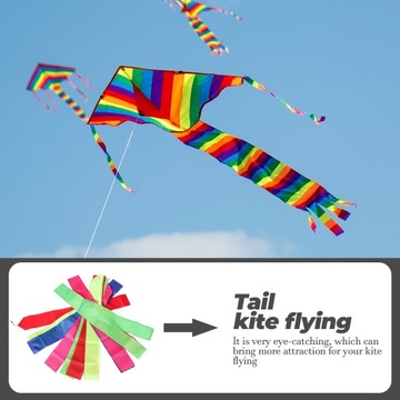 Воздушные змеи для детей на открытом воздухе RAINBOW KITE TUBE TAIL