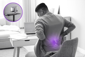 Регулируемый небольшой настольный столик для ноутбука для работы стоя и сидя HO