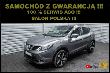 Nissan Qashqai II Crossover 1.2 DIG-T 115KM 2016 Nissan Qashqai TEKNA + Salon POLSKA + 100% Serwis