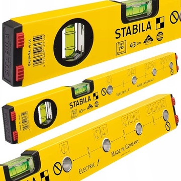 STABILA Poziomica dla elektryka do gniazdek 43cm