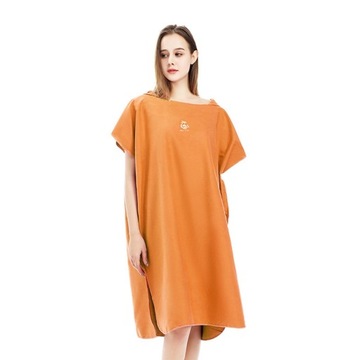 Пончо из микрофибры для серфинга Оранжевый халат