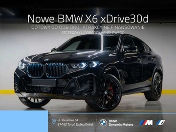 BMW X6 G06 SUV Facelifting 3.0 30d 298KM 2025 BMW X6 xDrive30d 298 KM mHEV - Hak Holowniczy - Pakiet M Pro - Kamera 360