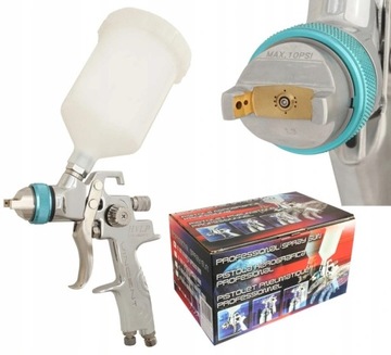 Pistolet lakierniczy VINCENT HVLP dysza 1,3 mm górny zbiornik 600 ml