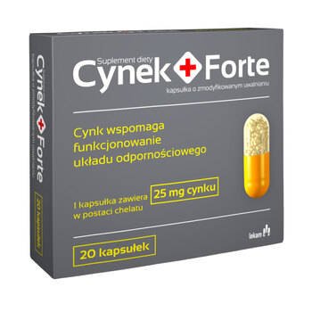 Cynek+ Forte kaps.oprz.uwal.twarde 0,025g