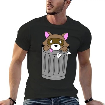 Hungry Racoon heavyweights man Unisex cotton T-Shirt Koszulka