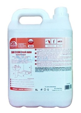 PŁYN DO CZYSZCZENIA ARMATURY, PŁYTEK, KABIN 5 L