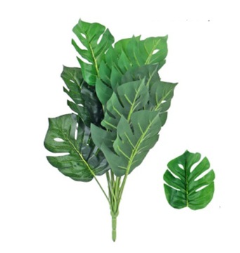 Sztuczna monstera bukiet 12 liści