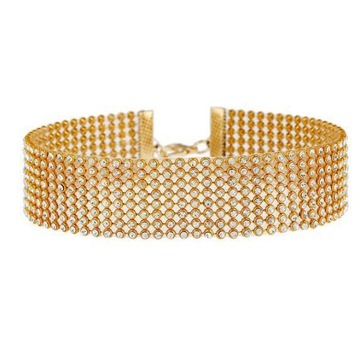 TOP Quality Cool Shiny Rhinestone Bundle Neck Popular Element Collar