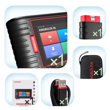 Kingbolen S6 2025 Новая версия CAN-FD OBD2 Тестер диагностического интерфейса j.PL