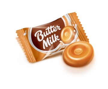 CUKIERKI ROSHEN 1kg BUTTER MILK KARMELKI MLECZNE