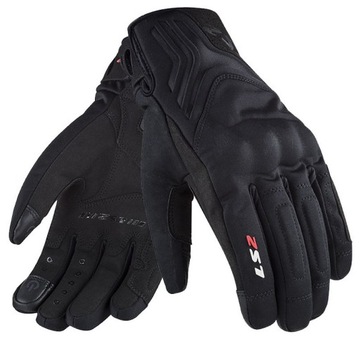 RĘKAWICE MOTOCYKLOWE ZIMOWE LS2 CZARNE DOTYK L