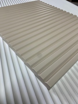 Мебельные фасады МДФ лакированные - рифленые W10