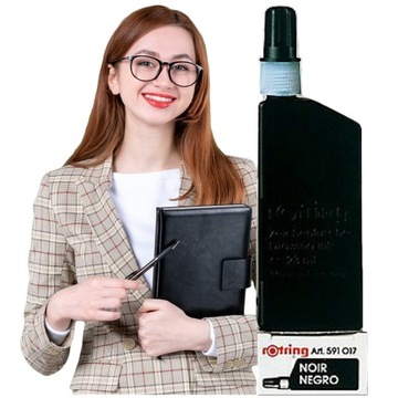 Tusz Rotring S0194660 23 ml czarny
