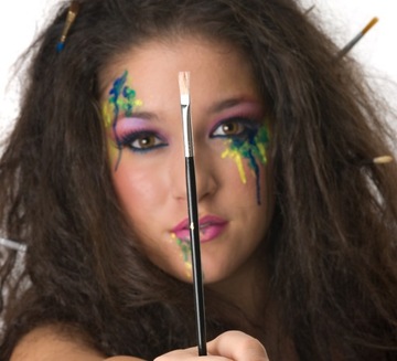 ZIAJA JEJU ZESTAW KOSMETYKÓW PREZENT DLA NASTOLATKI JEJU NIEBIESKIE PĘDZLE