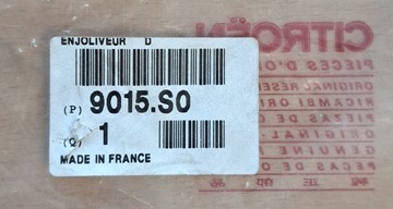 ORIGINÁLNÍ KRYT RÁMEČEK ZRCÁTKO 9015.S0 9015S0 CITROEN C3