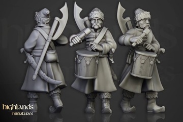 Light Infantry with handguns – Command Group