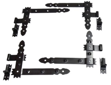 Zawias kątowy 600 4 szt drzwiowy MOCNY 4 MM BLACHA