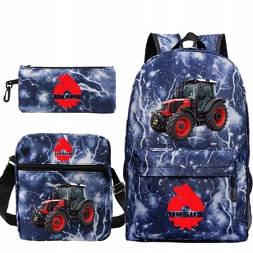 ШКОЛЬНЫЙ НАБОР URSUS TRACTOR, РЮКЗАК, ЧЕХОЛ ДЛЯ КАРАНДАША