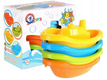 ŁÓDECZKI DO KĄPIELI do piasku zestaw 4 szt