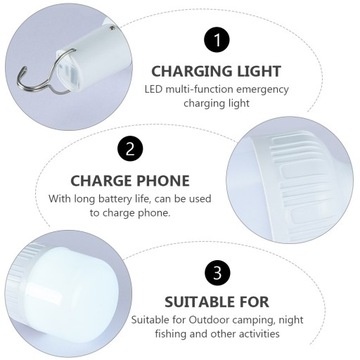 АККУМУЛЯТОРНАЯ СВЕТОДИОДНАЯ ЛАМПА ДЛЯ КЕМПИНГА ВОДОНЕПРОНИЦАЕМАЯ АВАРИЙНАЯ ЛАМПА 100ВТ