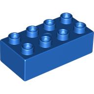LS NOWE LEGO DUPLO KLOCEK PODSTAWOWY 2x4 NIEBIESKI