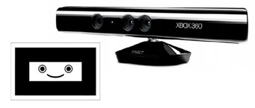 ДАТЧИК ДВИЖЕНИЯ KINECT XBOX 360 + Kinect Adventures PL + калибровочная карта