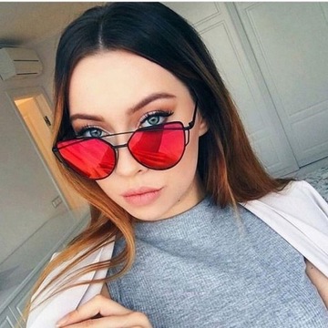 GLAM ROCK FASHION ЗЕРКАЛЬНЫЕ ОЧКИ РОЗОВЫЕ OK21WZ4