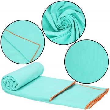 БЫСТРОСУХОЕ ПЛЯЖНОЕ ПОЛОТЕНЦЕ ИЗ МИКРОФИБРЫ 75х150см СПОРТИВНОЕ БОЛЬШОЕ