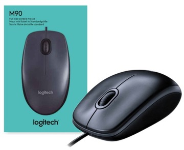 Mysz USB przewodowa Logitech M90 1000 dpi