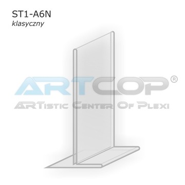 А6 Меню, двухсторонняя подставка для меню из PLEXI /N