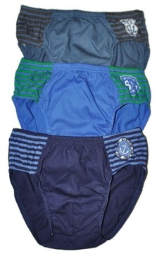 SLIPY DLA CHŁOPCA DC POLO 2770 KOTWICE bawełna 3 SZTUKI 6-8 LAT