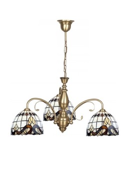 LAMPA WISZĄCA ,SUFITOWA WITRAŻ TIFFANY RAWEN 582