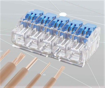 БЫСТРОРАЗЪЕМНЫЕ СОЕДИНИТЕЛИ 30шт. С РЫЧАГОМ SCL2 SCL3 SCL5 SIMET