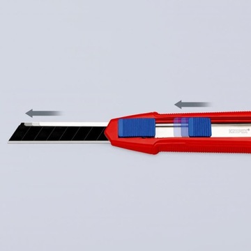KNIPEX 90 10 165 BK Нож с лезвием CutiX 18 мм