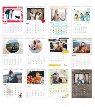 6x Foto-kalendarz A3+ TWOJE ZDJĘCIA kalendarze
