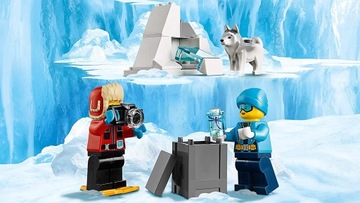 LEGO CITY ARCTIC 60191 Скутер группы арктических исследований Собака хаски