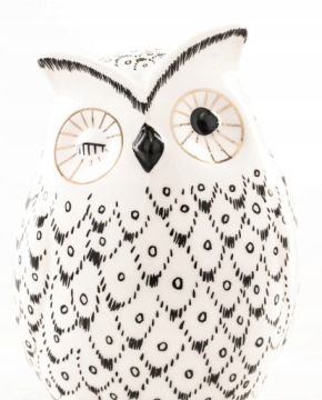 Керамическая фигурка совы в стиле бохо